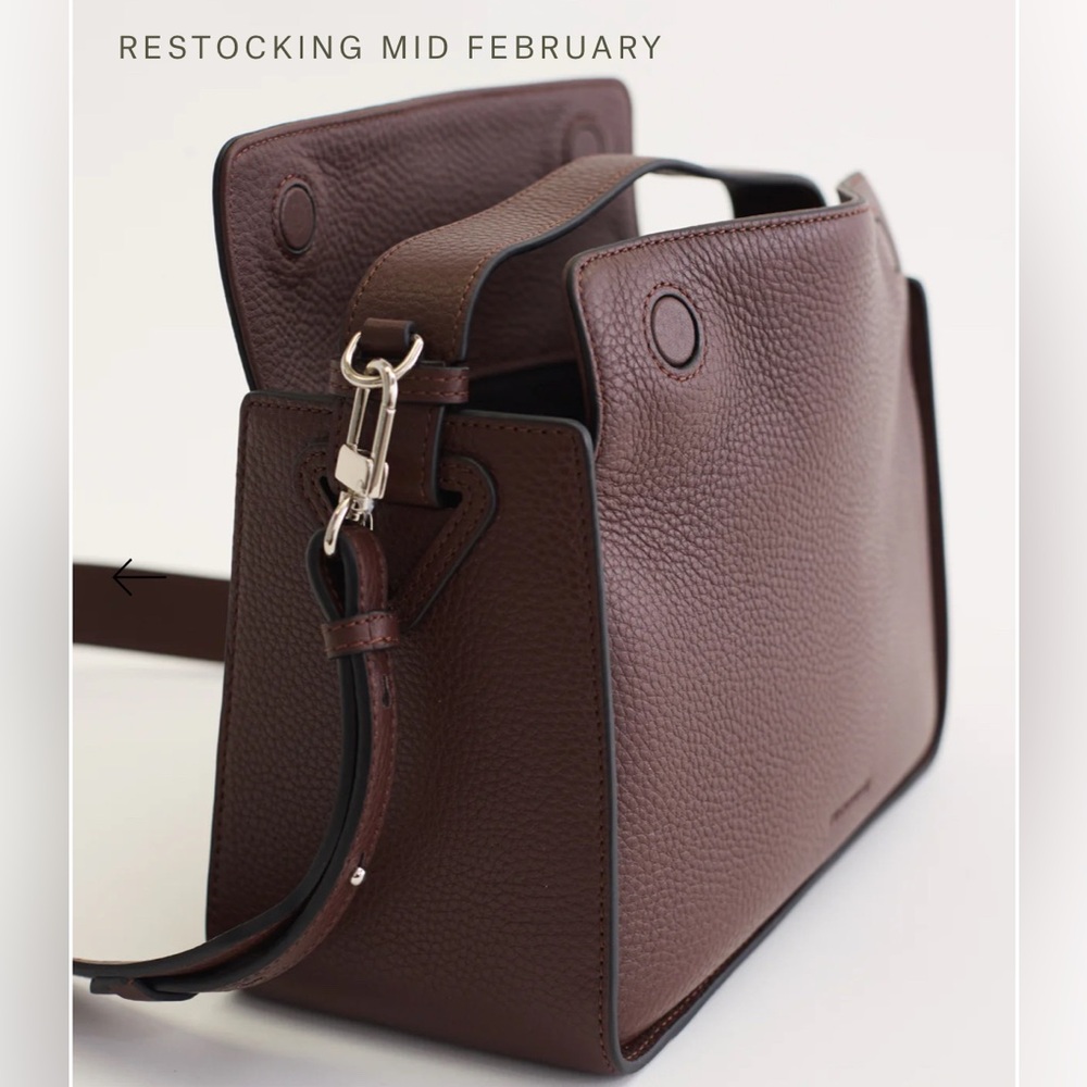 The Horse Brown Pebbled Leather Shoulder Hobo - Picture 3 of 12